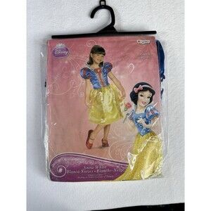 Snow‎ White Sparkle Classic Disney Princess Fancy Dress Child Costume Small 4-6x
